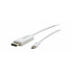USB TypeC (M) to DisplayPort (M) cable blanc - 1.8 m