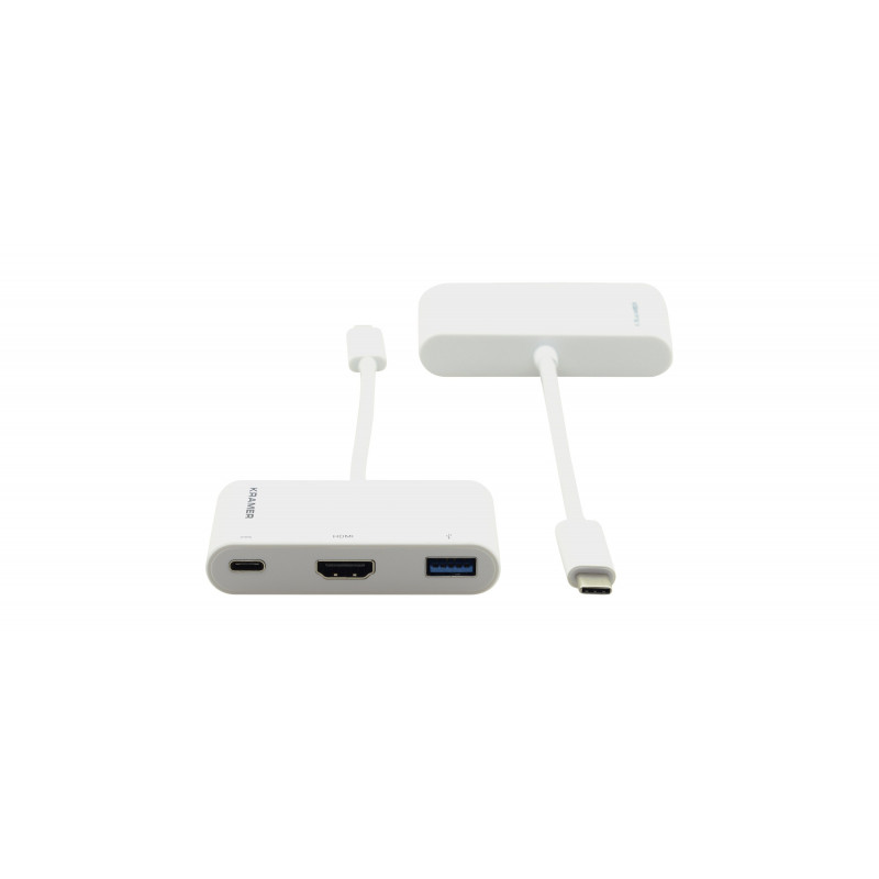 Câble adaptateur USB 3.1 de type C vers HDMI & USB 3.0