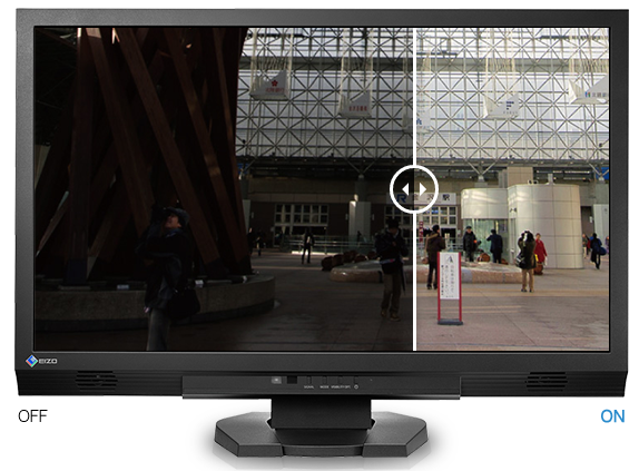 amélioration de la luminosité écran vidéosurveillance eizo duravision fdf2306