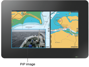 fonction découpage d'affichage écran maritime tactile eizo duravision mdf4601