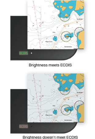 indicateur ECDIS écran maritime tactile eizo duravision mdf4601